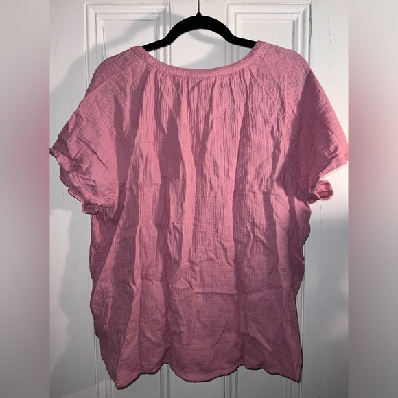 Gap v-neck women’s shirt with buttons, size L, new with tags - Picture 3 of 3